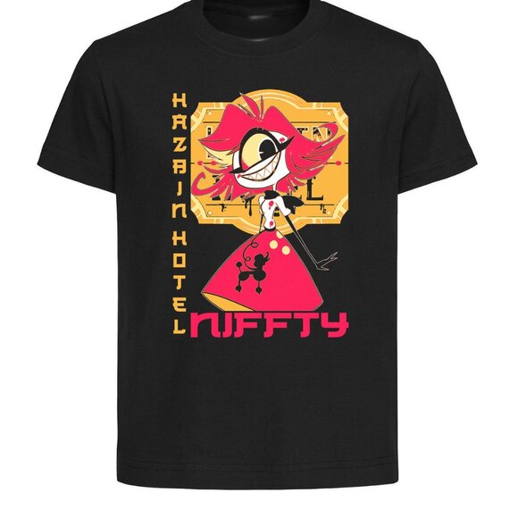 Hazbin Hotel Niffty T Shirt Cartoon Anime Graphic Fan Gift Vintage Retro Style T - Picture 1 of 5